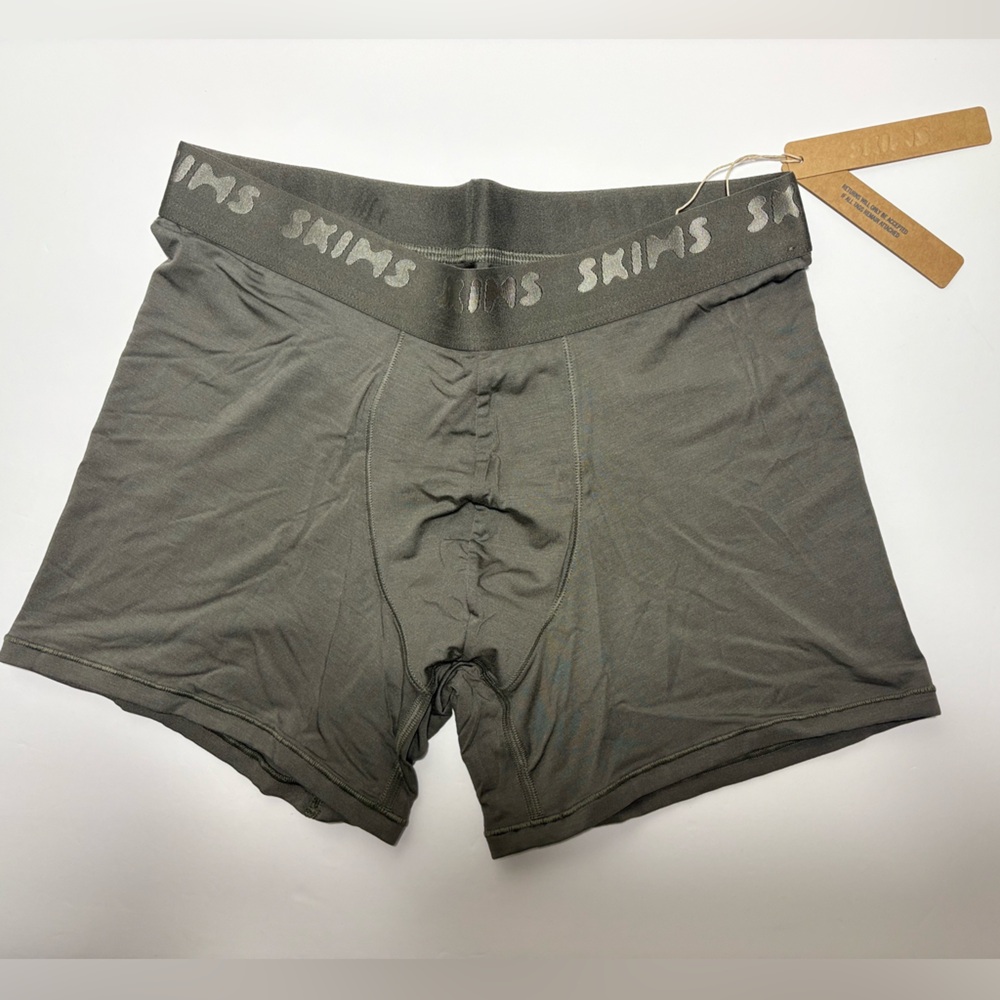 Skims NWT Men's Gray Boxer‎ Briefs-3" Inseam